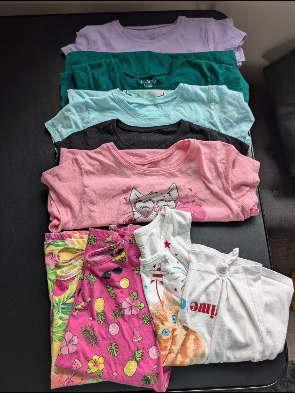 Assorted Holiday Graphic Tops For Girls', Size 8-10/12